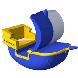Toy ship 3D Object | FREE Artlantis Objects Download